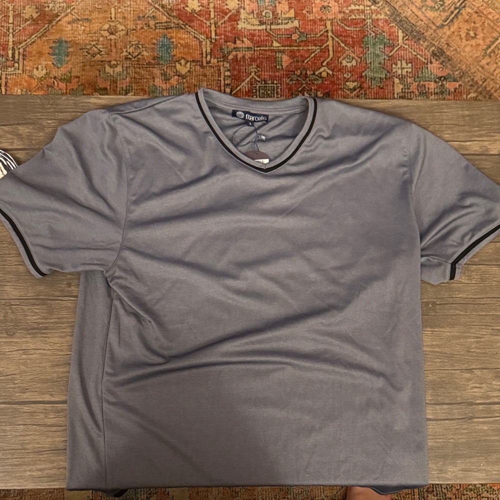 Gray Short Sleeve Men's Shirt